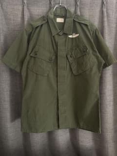 60s ジャングルファティーグ ジャケット 1st カットオフ 半袖シャツ 