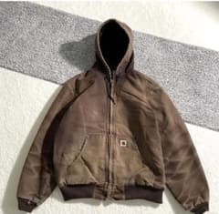 A*e様 カーハート　Carhartt アクティブジャケット　ビンテージ　鬼フェ 鬼フェード ハチノス 希少サイズ L カーハート アクティブジャケット