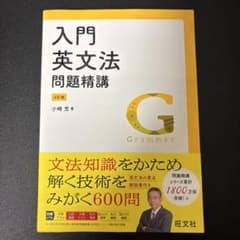入門英文法問題精講のサムネイル