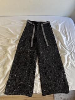 rhinestone pantsラインストーン パンツのサムネイル