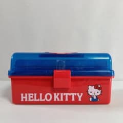プライズ品【ハローキティ】ブルー＆レッドお菓子ツールBOX／新品（その②）