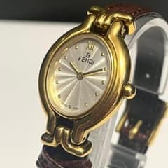 新品電池交換済/チェンジベルト4本 FENDI カメレオン640L ゴールド 新品電池交換済/チェンジベルト4本 FENDI カメレオン640L ゴールド