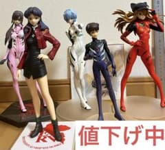 エヴァンゲリオン アスカ レイ マリ ミサト シンジ フィギュアセット