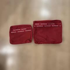 Supreme オーガナイザーポーチセット レッド - メルカリ