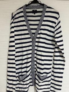 BEAMS HEART ボーダー カーディガン Sのサムネイル