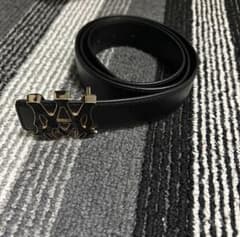 AMIRI アミリ ロゴバックル レザーベルト ブラック 48/120のサムネイル