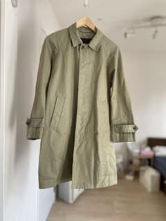 【美品】BEAMS ステンカラーコート ライトグリーンのサムネイル
