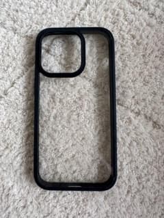 iPhone14pro 클리어 케이스 블랙 프레임