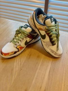 NIKE DUNK LOW SE ナイキダンク ロー　セイルマルチカモ　28㌢のサムネイル