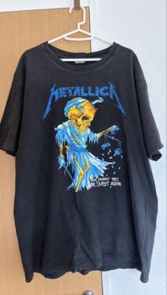 【2点セット】METALLICA メタリカ バンドTシャツ アゲインストロゴ Lのサムネイル