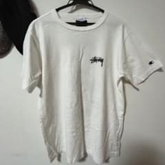 stussy champion コラボTシャツのサムネイル