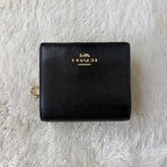 COACH 二つ折り財布 ブラックのサムネイル