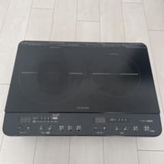 アイリスオーヤマ 2口IHコンロ IHK-W13S-Bのサムネイル
