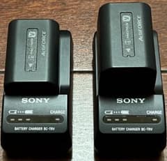 SONY ビデオカメラバッテリー＆充電器のサムネイル