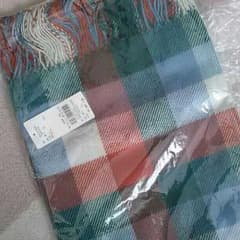 ブロックチェックストールのサムネイル