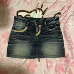 grunge y2k デニムミニスカートのサムネイル