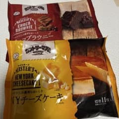 不二家 カントリーマアム NYチーズケーキ、チョコブラウニー　各11枚入りのサムネイル
