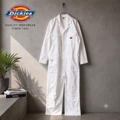 新品未使用⭐️Dickies ディッキーズ つなぎ D-766 白 Lサイズのサムネイル