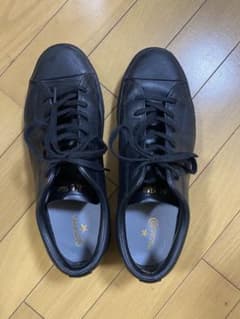 CONVERSE ブラックスニーカー US 7.5 クップ　26.0cmのサムネイル