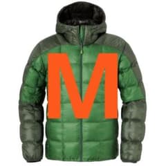 モンベル スペリオダウンパーカ EX800 収納袋付 Mサイズ グリーン