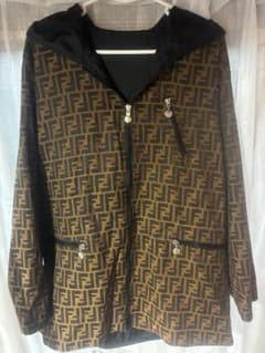 FENDI リバーシブル ジャケット ズッカ柄 ヴィンテージ 良品usedフード