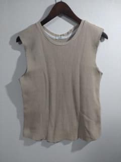ニットタンクトップ