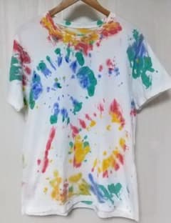 メンズ タイダイTシャツ ワンポイント ノーブランドのサムネイル