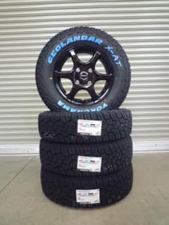送料込☆ヨコハマジオランダーX-AT☆175/80R14LT☆ホワイトレター