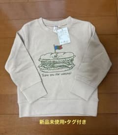 Samansa Mos2 ハンバーガー トレーナー 100cm