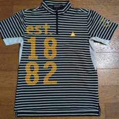 Le Coq Sportif Striped Half-Zip Shirt - Men's Golf Wear