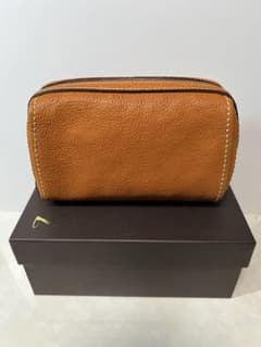 土屋鞄 オイルヌメ クラッチポーチ ブラウン 新品未使用 レザー - メルカリ
