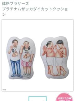 体格ブラザーズ　プラチナムザッカダイカットクッション　セガ