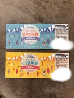 スキージャム勝山 リフト1日ご招待券 中学生・小学生限定 チラシクーポン有りのサムネイル
