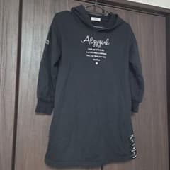 Alygirl フード付き黒ワンピースのサムネイル