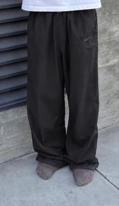 00s nike baggy nylon pants y2k tech - メルカリ