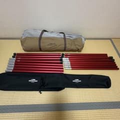 テンマクデザイン焚き火タープTCコネクトヘキサ＆SOOMLOOMポール2