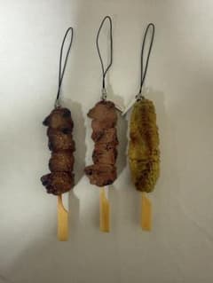 焼き鳥チャーム3個セットのサムネイル