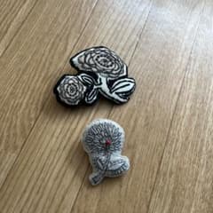 ハンドメイド　ブローチ