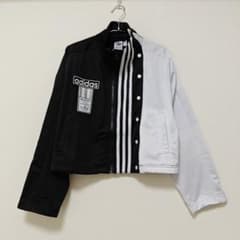 未使用 Adidas ショート丈ジャケット レディース36 - メルカリ