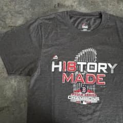 マジェスティック 2018 ワールドシリーズ 優勝 Tシャツ レッドソックス