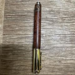 万年筆 特上花梨紅白　瘤杢 ゴールド金具のサムネイル