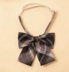 ピンク ブラック 制服リボンのサムネイル