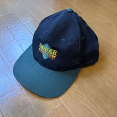 Upper Deck キャップ 黒/緑 usa