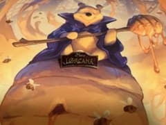 ディズニーロルカナ ロゴピンバッジ　紫のサムネイル