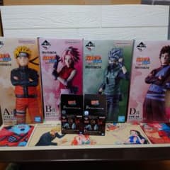 [신품 미개봉] 이치 반 쿠지 NARUTO 질풍전 피규어 ABCD상 세트