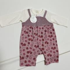 新品 いちご柄 ロンパース 70cmのサムネイル
