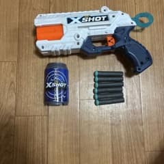 ZURU X-SHOT トイガン 6連射モデル ターゲット、玉6発付き - メルカリ