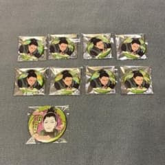 NARUTO シカマル 缶バッジ9点セット 修業 水飛沫 コレクション缶バッジ