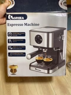 ぱ*ぱ様 AGREEA エスプレッソマシン 20Bar スチームミルク対応 新品のサムネイル