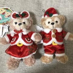 ダッフィー シェリーメイ ぬいぐるみバッジ ぬいば クリスマス 2016のサムネイル